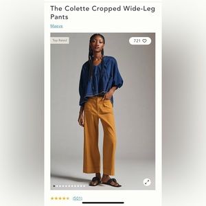 The Colette Cropped Wide-Leg Pants